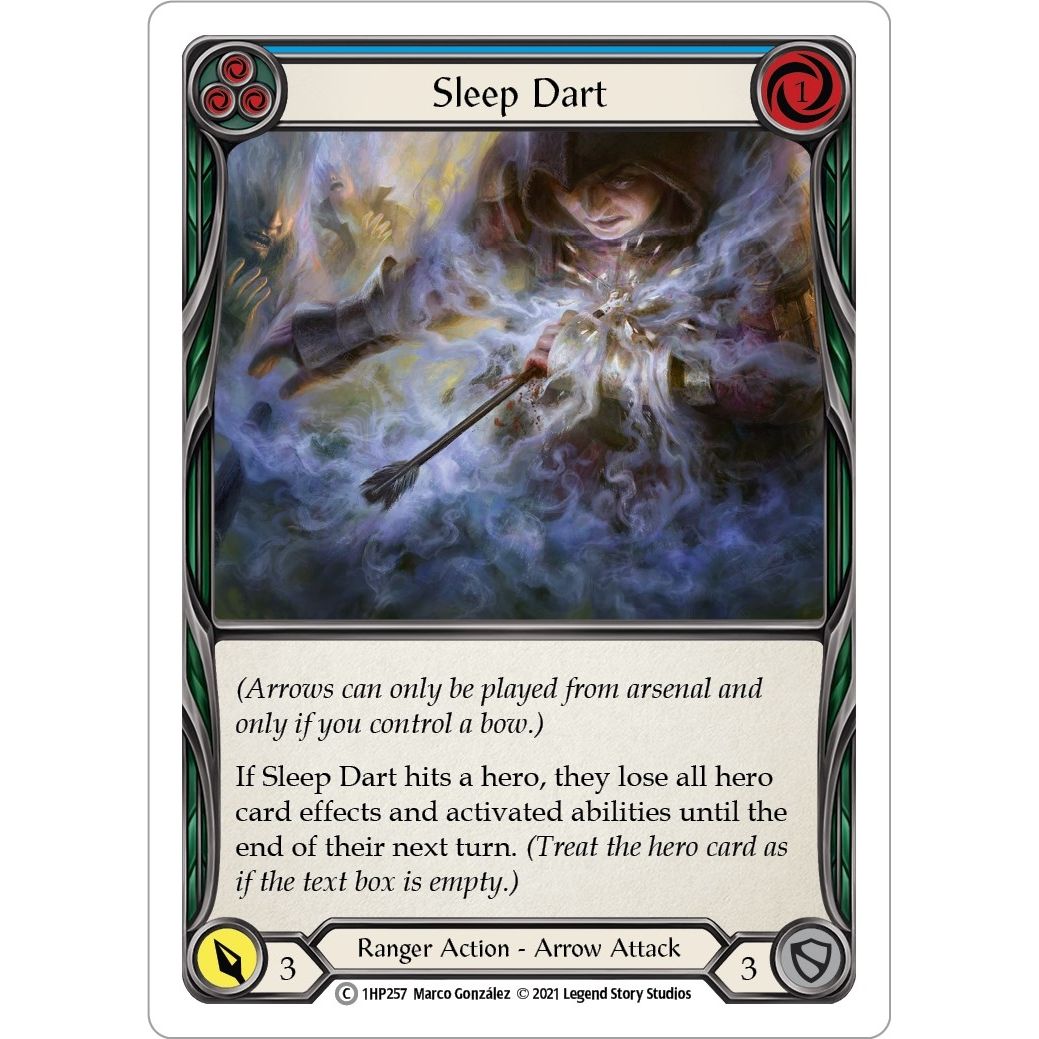 Image for Sleep Dart (Blue) (1HP257) (1HP) - Flesh and Blood TCG