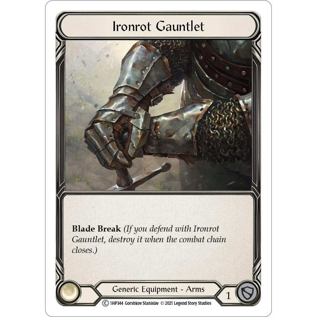 Image for Ironrot Gauntlet (1HP344) (1HP) - Flesh and Blood TCG