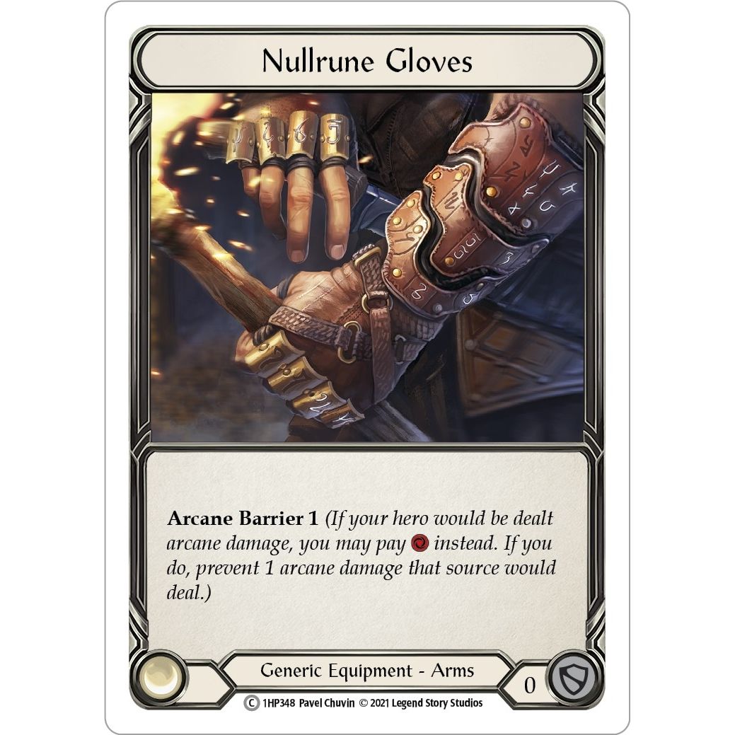 Image for Nullrune Gloves (1HP348) (1HP) - Flesh and Blood TCG