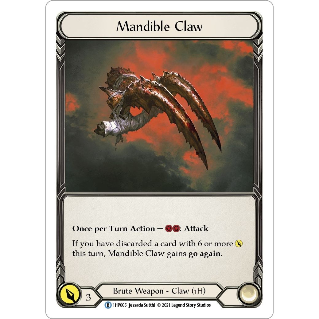 Image for Mandible Claw (1HP005) (1HP005) (1HP) - Flesh and Blood TCG