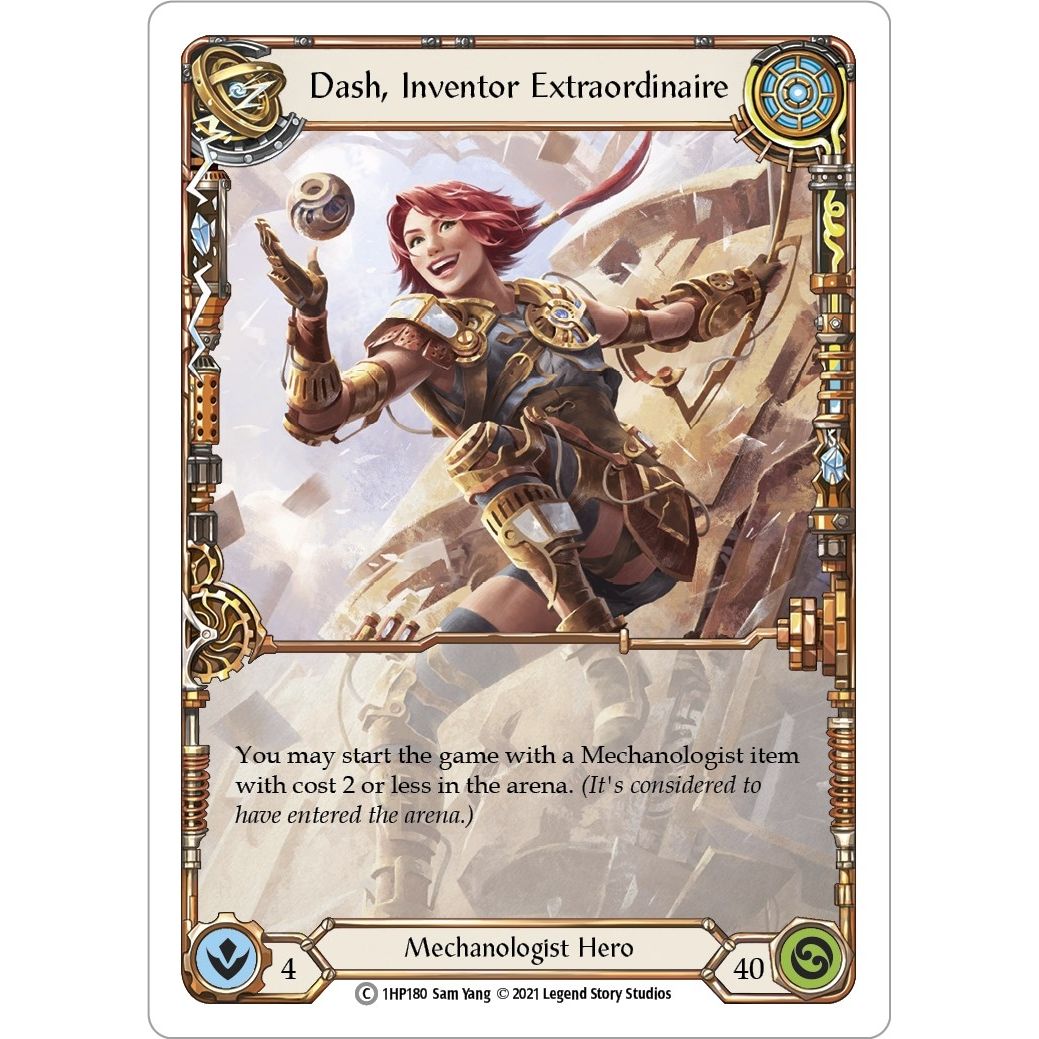Image for Dash, Inventor Extraordinaire (1HP180) (1HP) - Flesh and Blood TCG