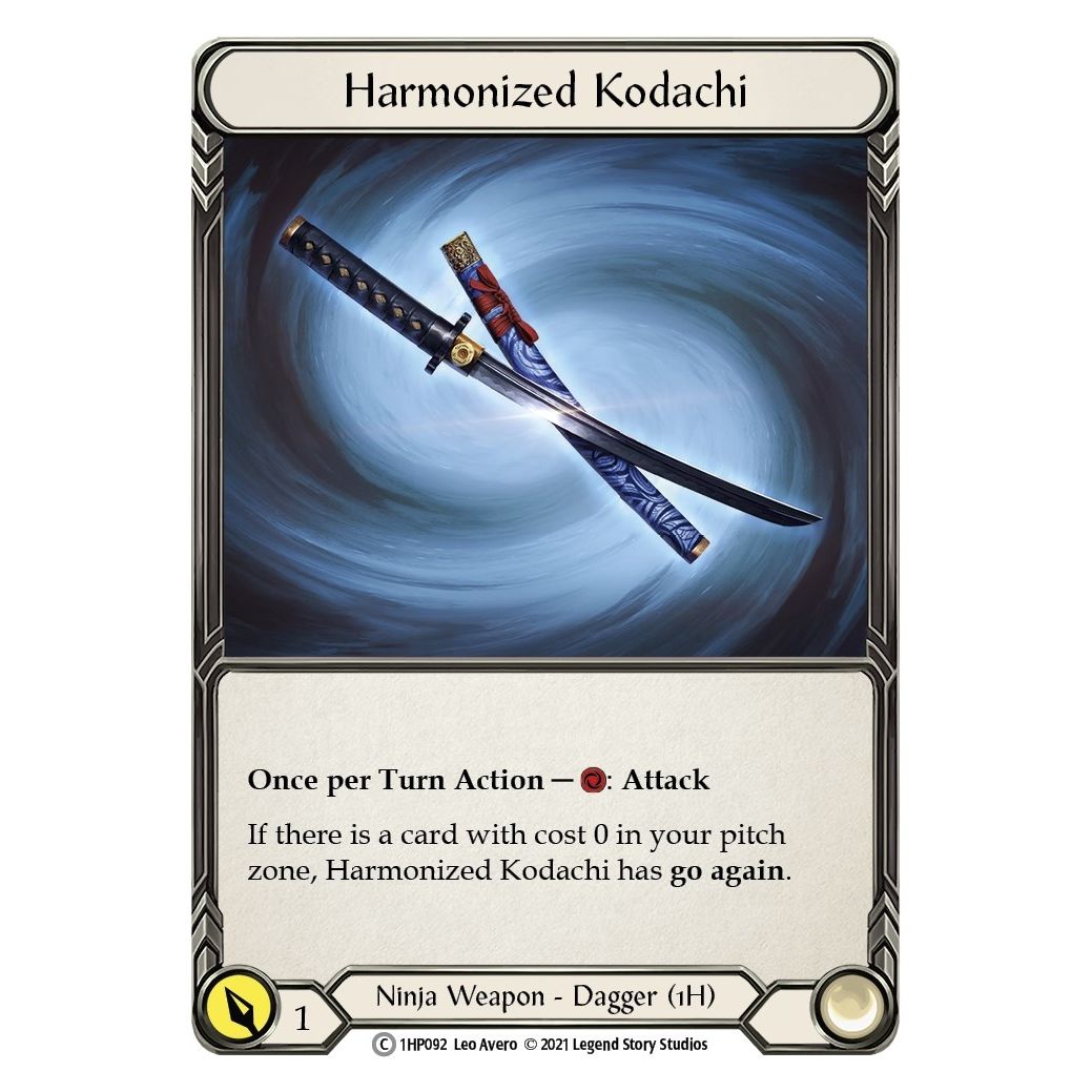 Image for Harmonized Kodachi (1HP092) (1HP092) (1HP) - Flesh and Blood TCG