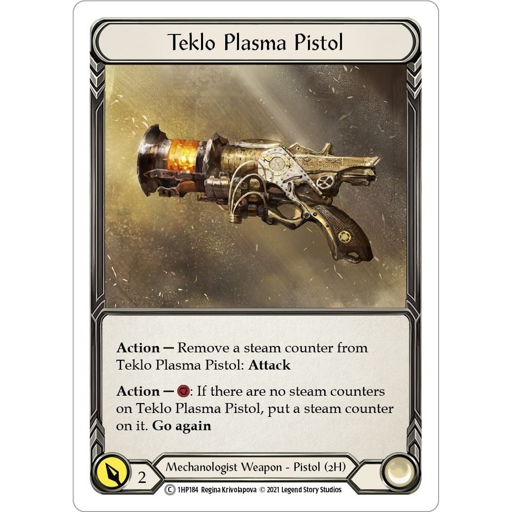 Image for Teklo Plasma Pistol (1HP184) (1HP) - Flesh and Blood TCG
