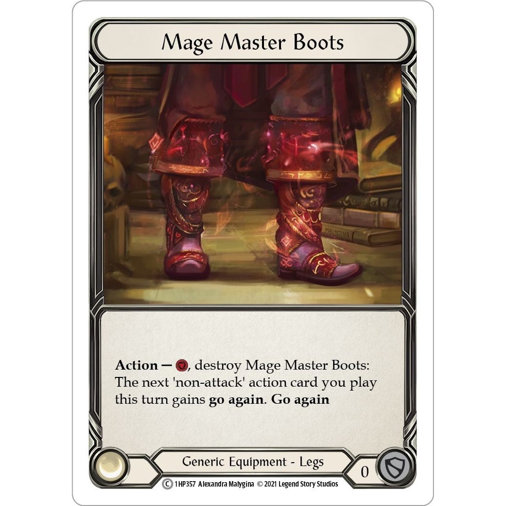 Image for Mage Master Boots (1HP357) (1HP) - Flesh and Blood TCG