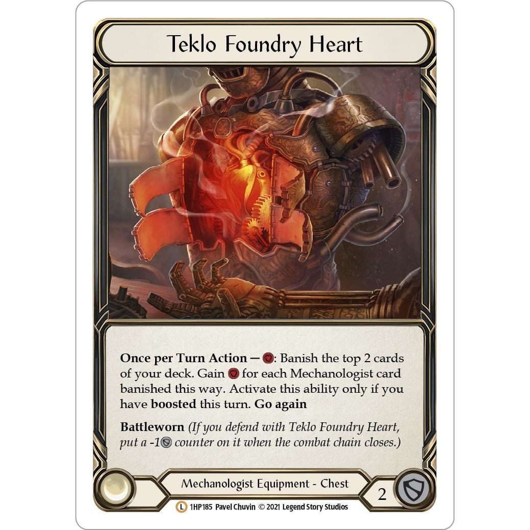 Image for Teklo Foundry Heart (1HP185) (1HP) - Flesh and Blood TCG