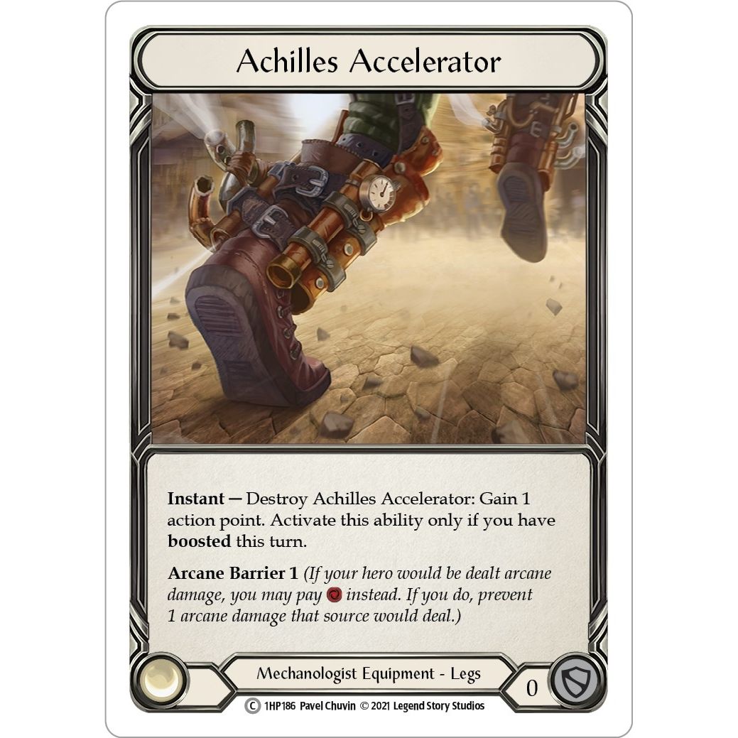 Image for Achilles Accelerator (1HP186) (1HP) - Flesh and Blood TCG