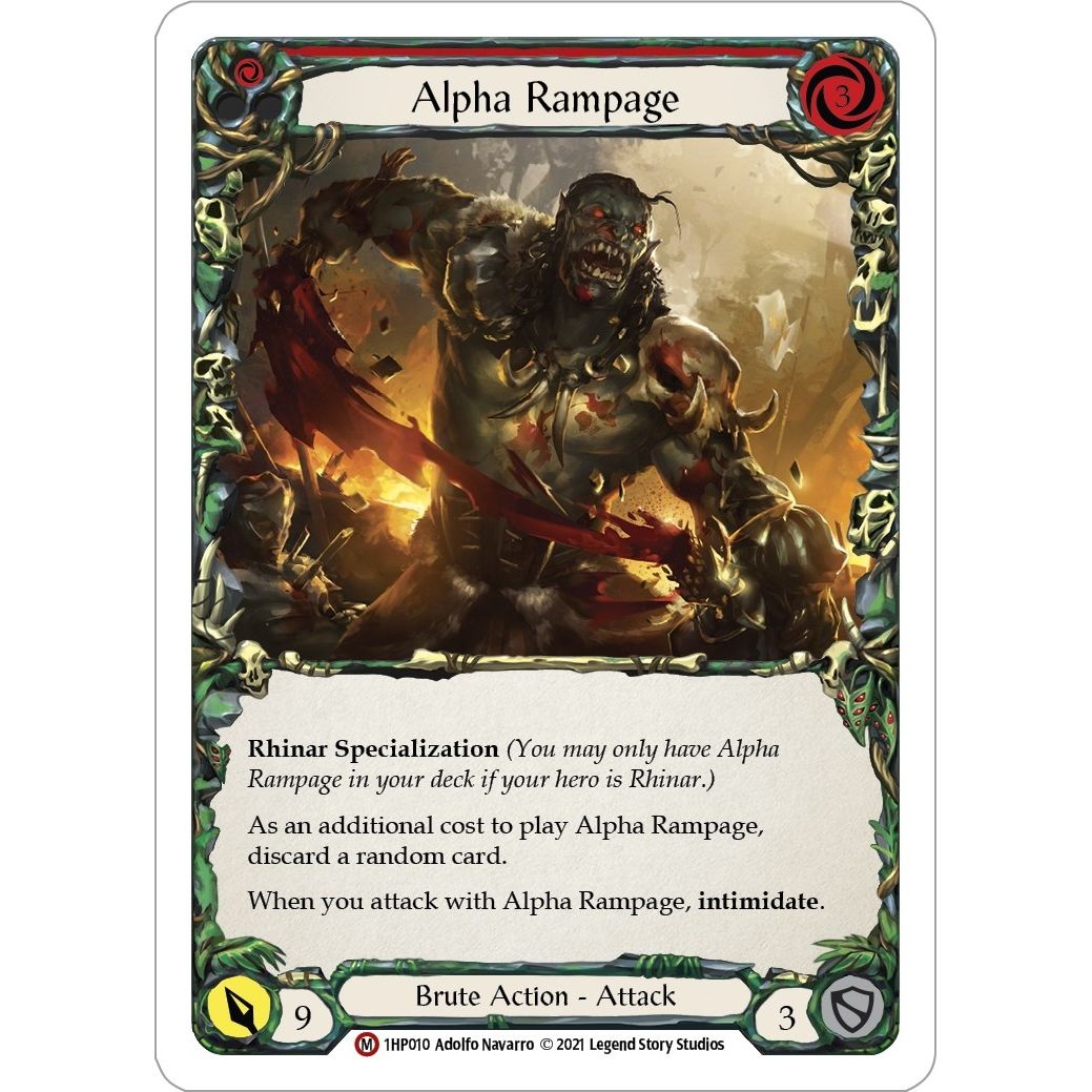 Image for Alpha Rampage (1HP010) (1HP) - Flesh and Blood TCG
