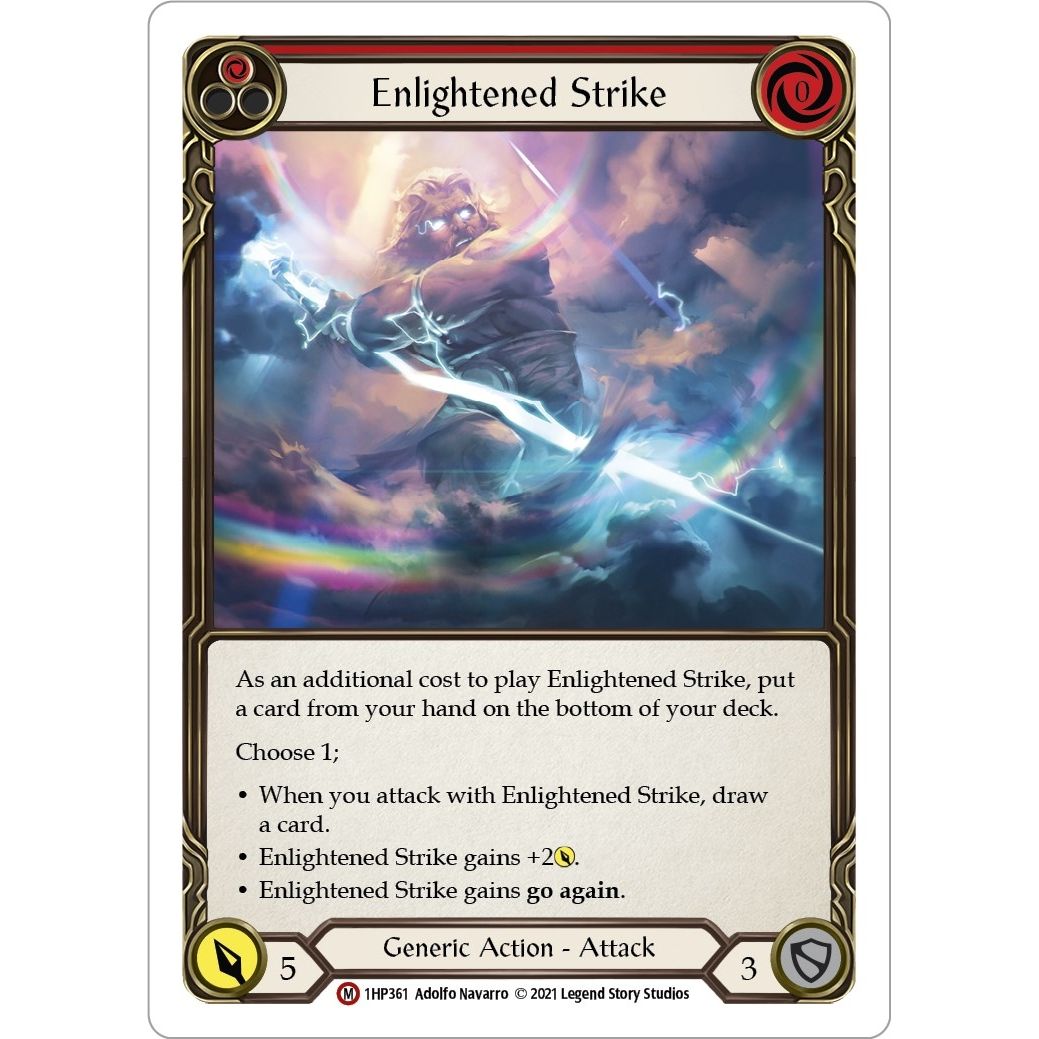 Image for Enlightened Strike (1HP361) (1HP) - Flesh and Blood TCG