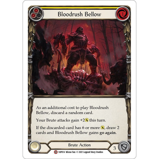 Image for Bloodrush Bellow (1HP014) (1HP) - Flesh and Blood TCG