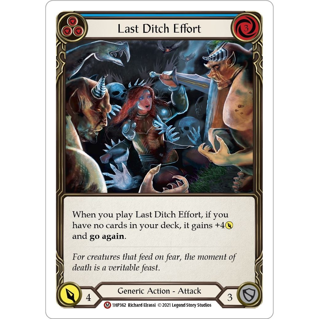 Image for Last Ditch Effort (1HP362) (1HP) - Flesh and Blood TCG
