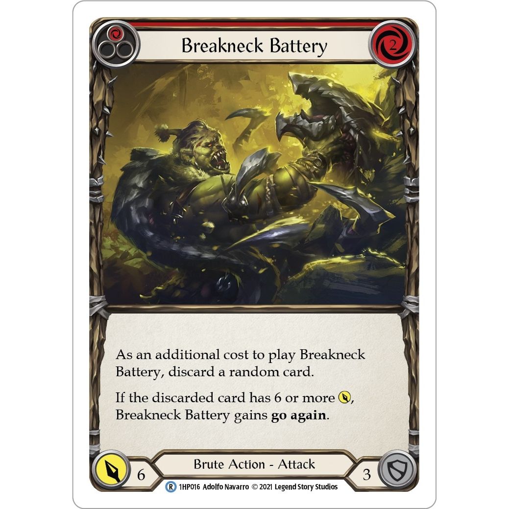 Image for Breakneck Battery (Red) (1HP016) (1HP) - Flesh and Blood TCG
