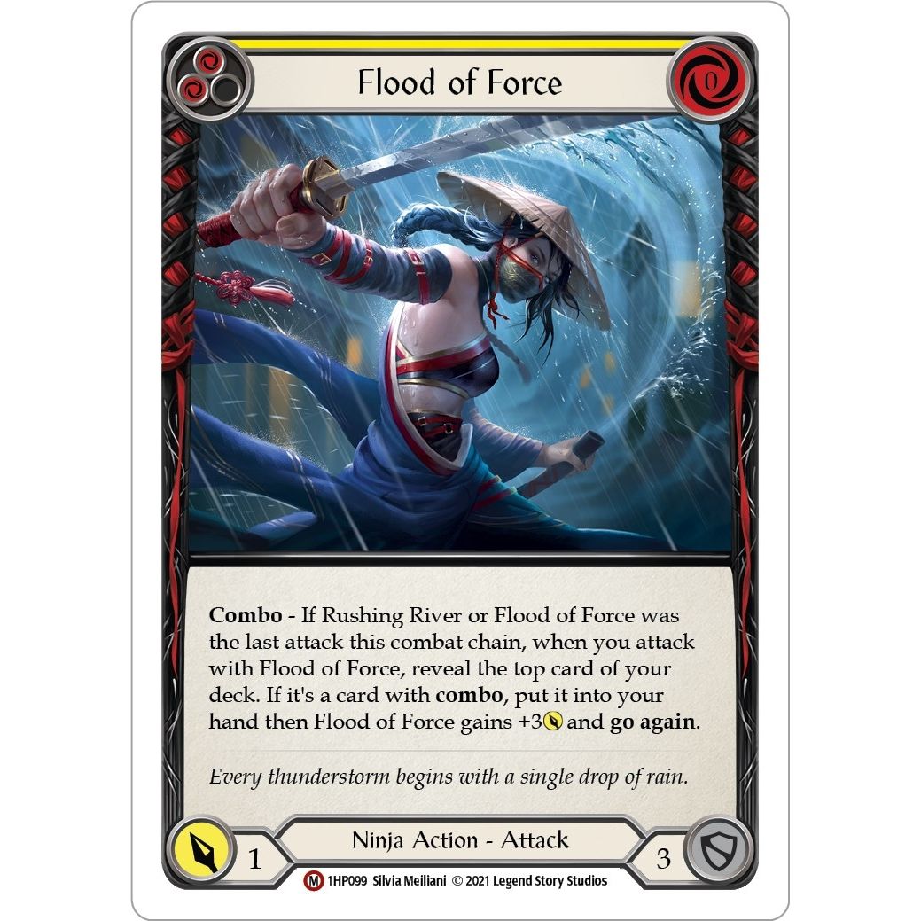 Image for Flood of Force (1HP099) (1HP) - Flesh and Blood TCG