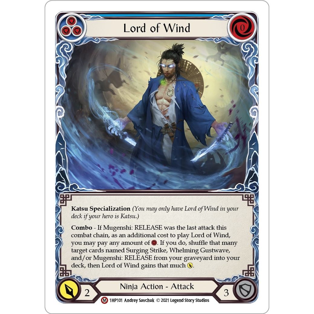 Image for Lord of Wind (1HP101) (1HP) - Flesh and Blood TCG