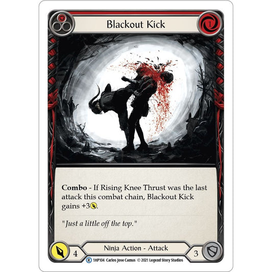 Image for Blackout Kick (Red) (1HP104) (1HP) - Flesh and Blood TCG