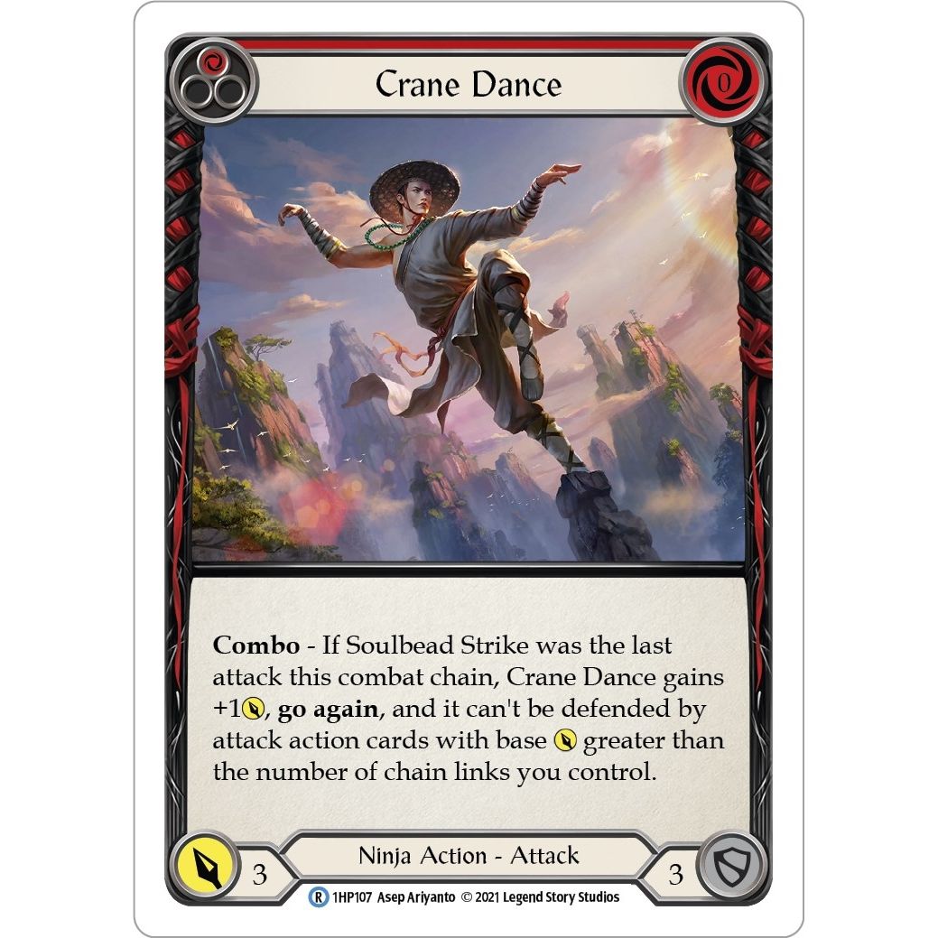 Image for Crane Dance (Red) (1HP107) (1HP) - Flesh and Blood TCG