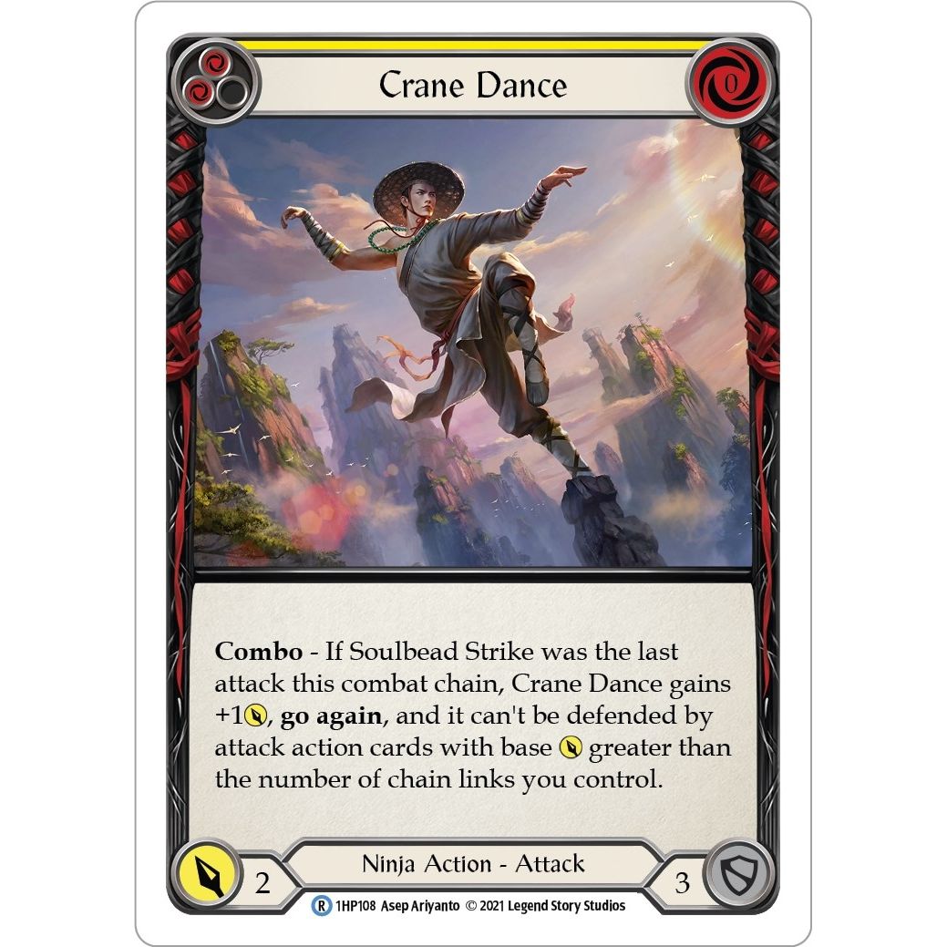 Image for Crane Dance (Yellow) (1HP108) (1HP) - Flesh and Blood TCG
