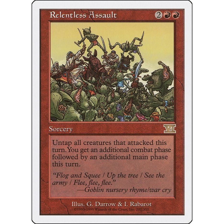 Image for Relentless Assault (202) (6ED) - Magic: The Gathering