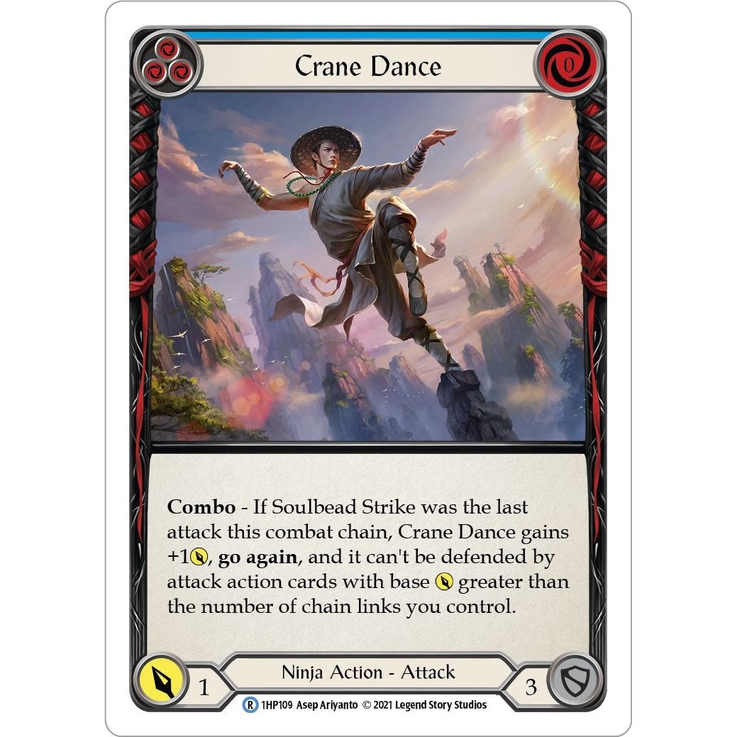 Image for Crane Dance (Blue) (1HP109) (1HP) - Flesh and Blood TCG