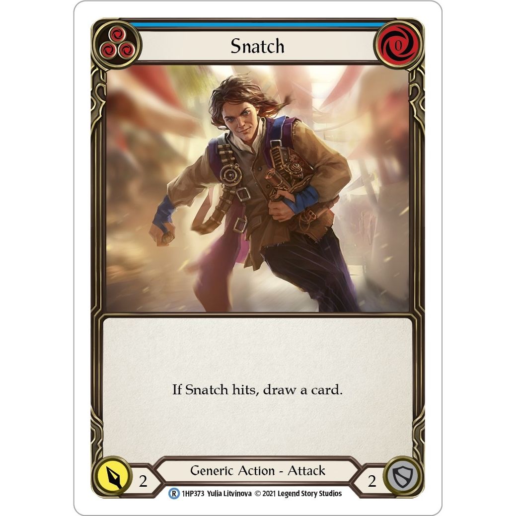 Image for Snatch (Blue) (1HP373) (1HP) - Flesh and Blood TCG