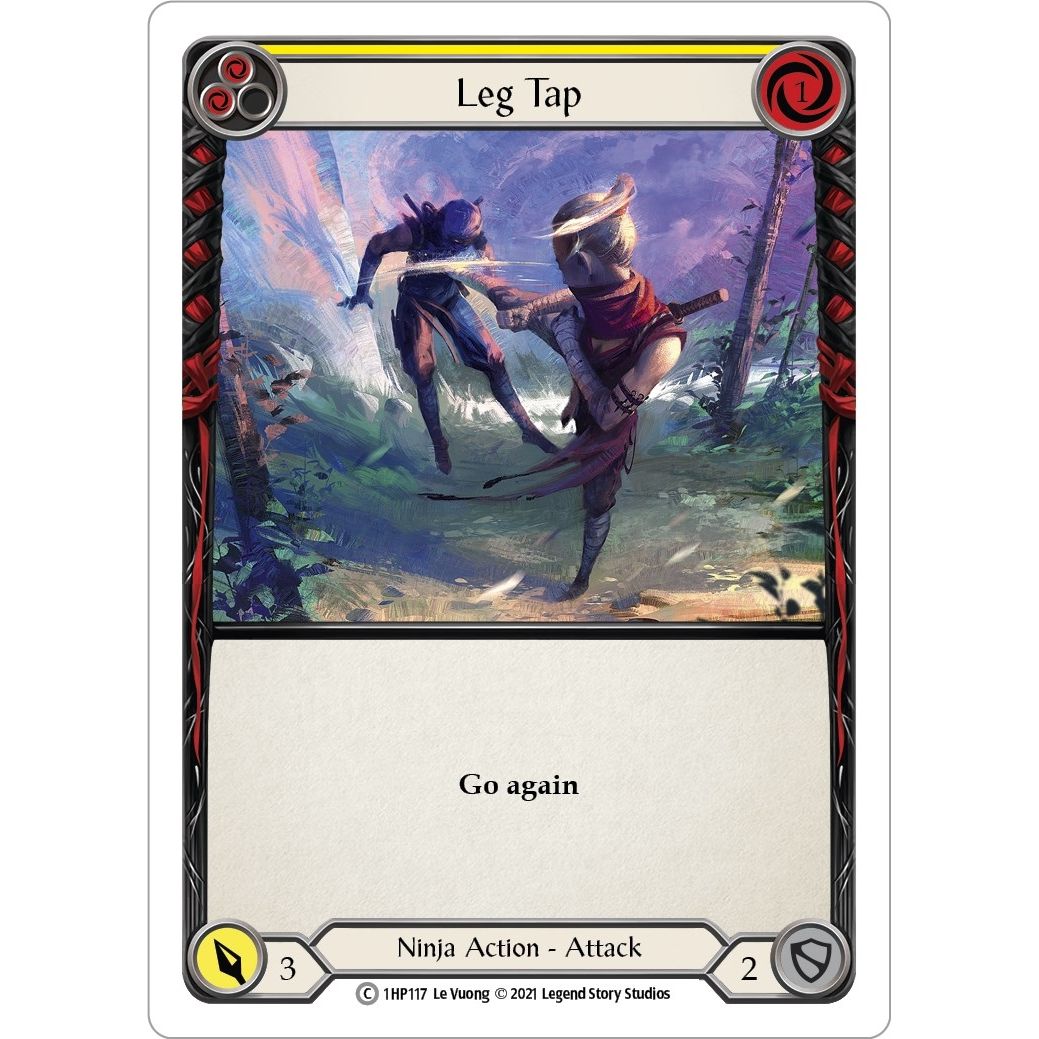 Image for Leg Tap (Yellow) (1HP117) (1HP) - Flesh and Blood TCG