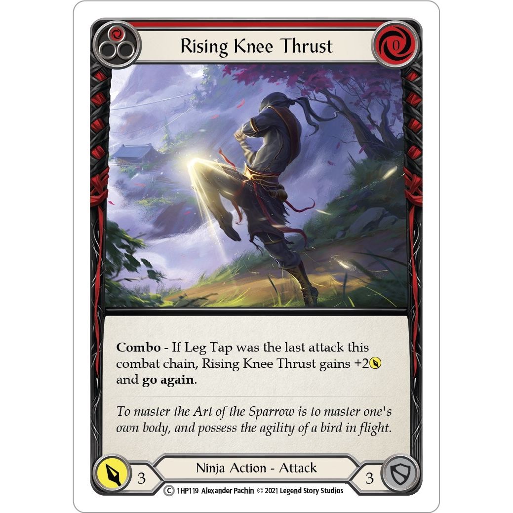 Image for Rising Knee Thrust (Red) (1HP119) (1HP) - Flesh and Blood TCG
