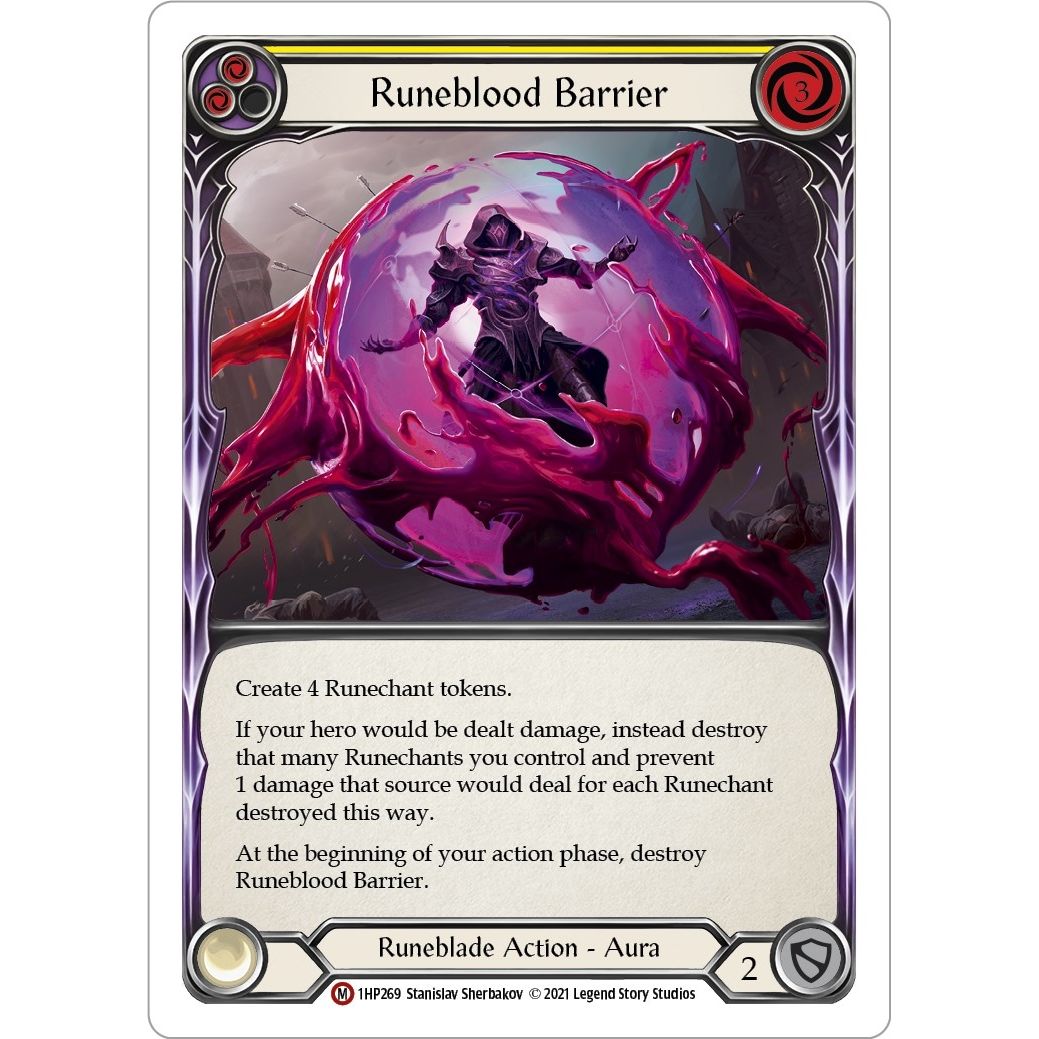 Image for Runeblood Barrier (1HP269) (1HP) - Flesh and Blood TCG