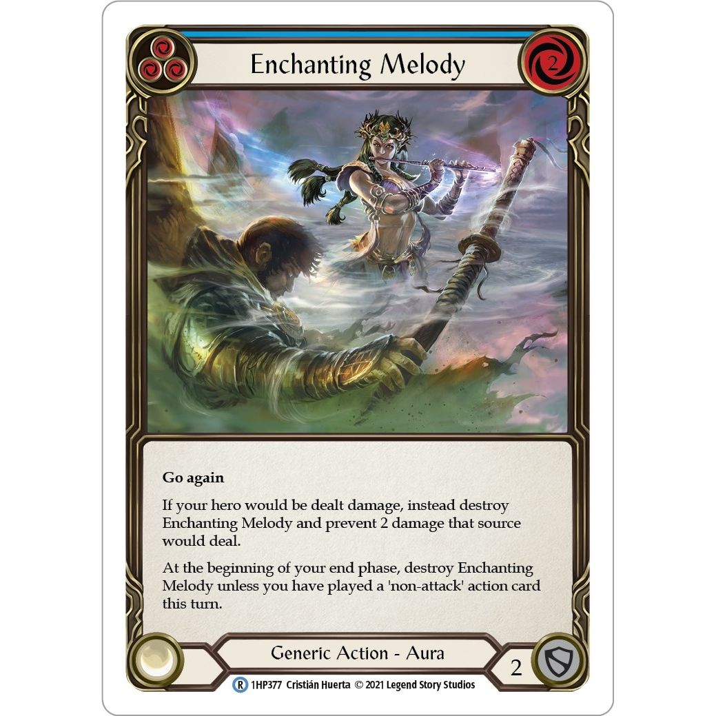 Image for Enchanting Melody (Blue) (1HP377) (1HP) - Flesh and Blood TCG