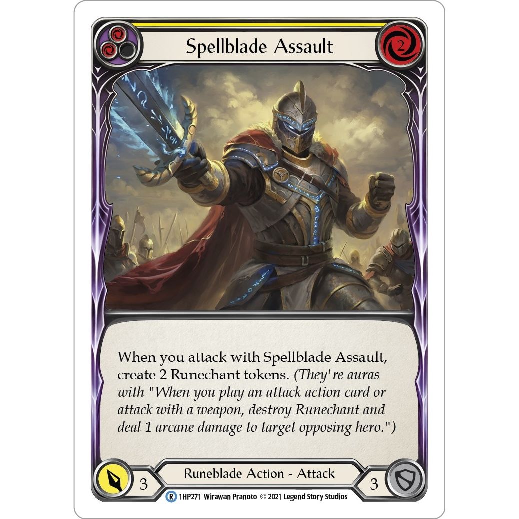 Image for Spellblade Assault (Yellow) (1HP271) (1HP) - Flesh and Blood TCG