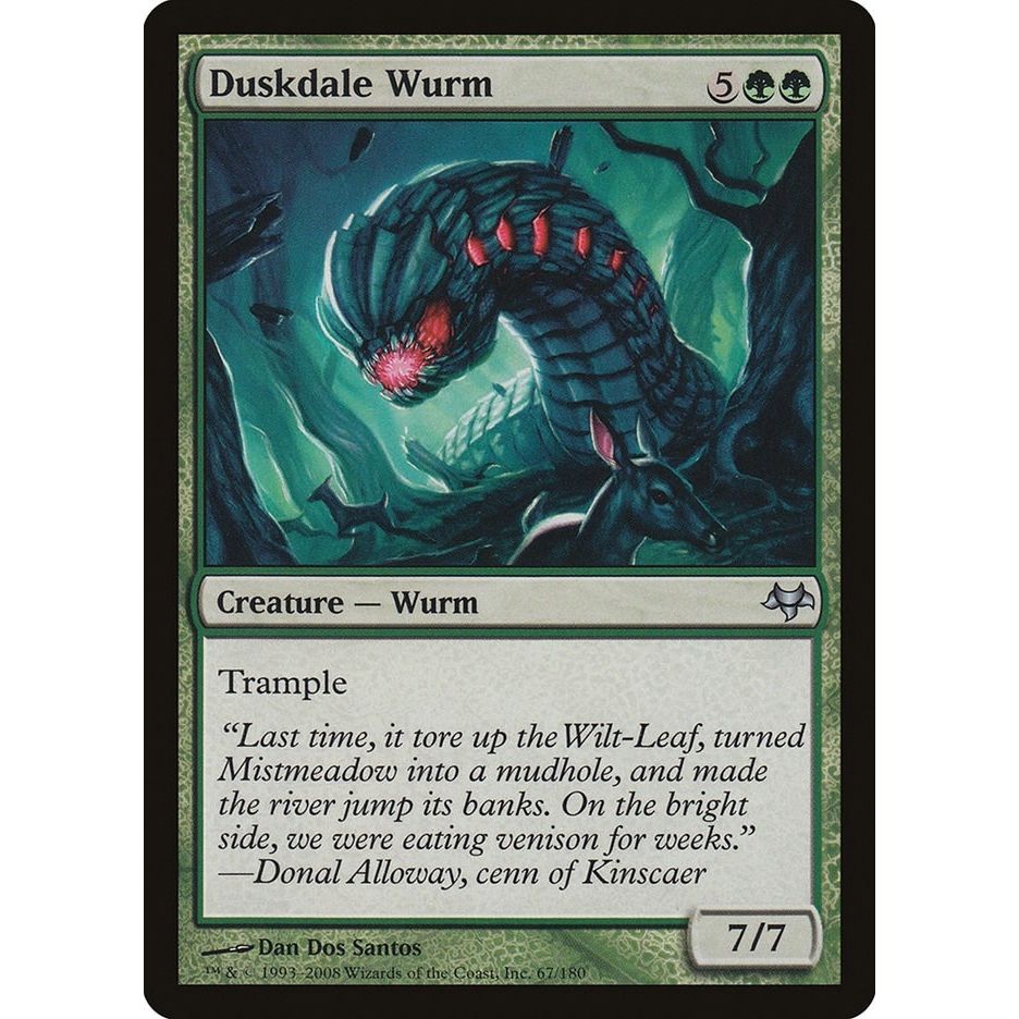 Image for Duskdale Wurm (67) (EVE) - Magic: The Gathering