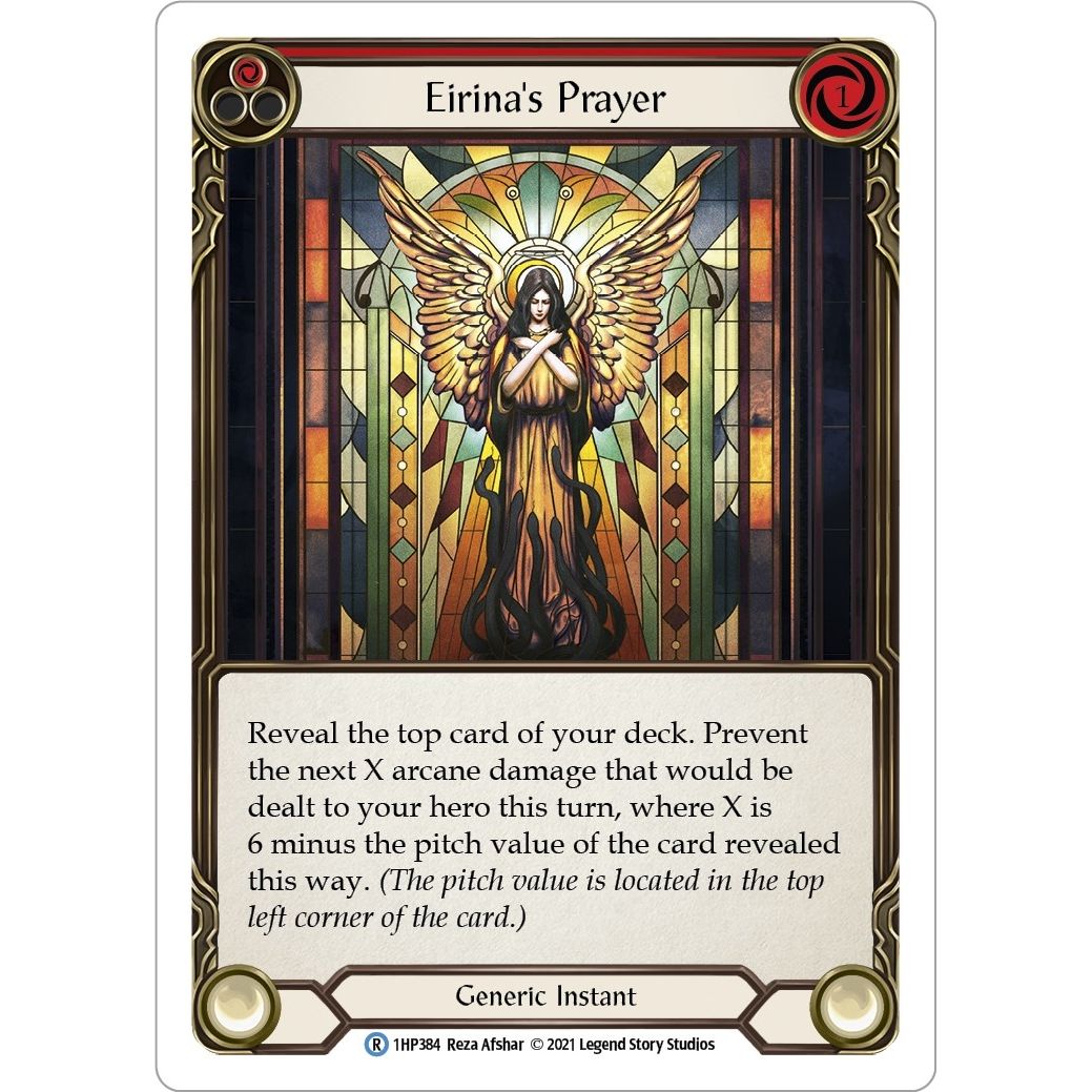 Image for Eirina's Prayer (Red) (1HP384) (1HP) - Flesh and Blood TCG