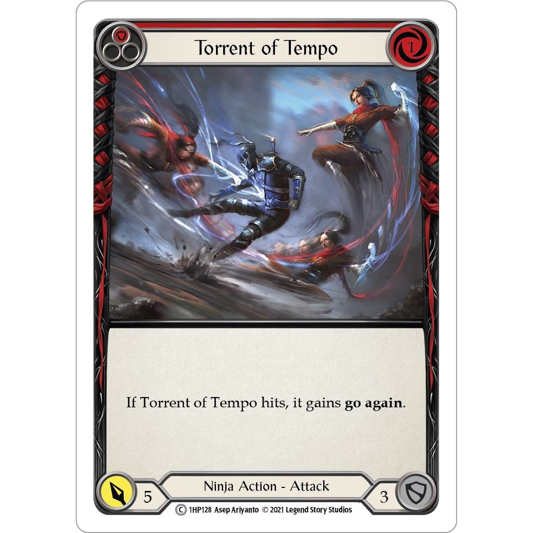 Image for Torrent of Tempo (Red) (1HP128) (1HP) - Flesh and Blood TCG