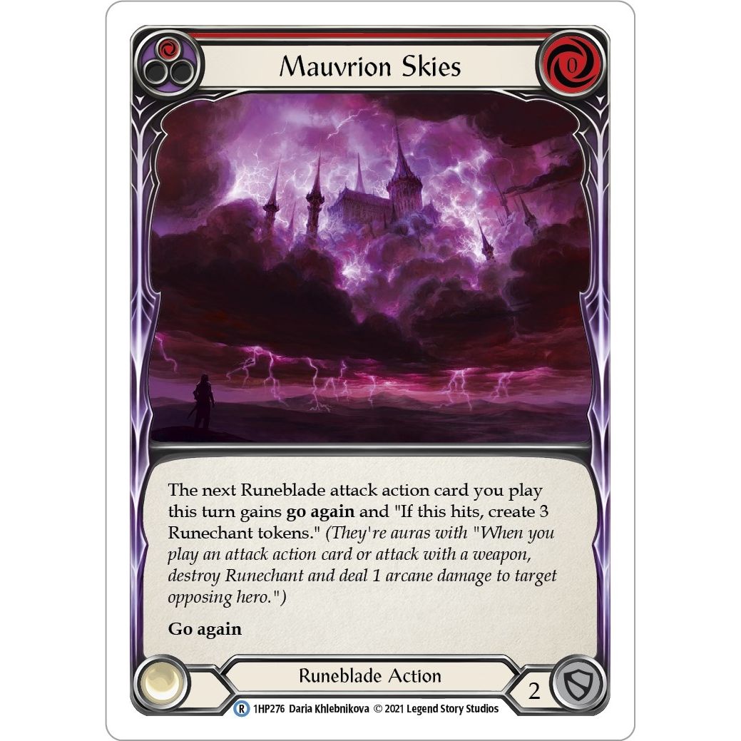 Image for Mauvrion Skies (Red) (1HP276) (1HP) - Flesh and Blood TCG