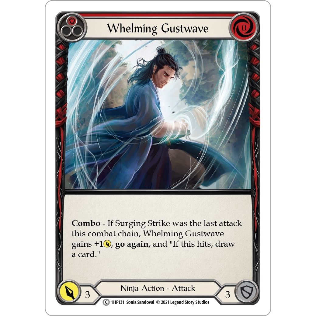 Image for Whelming Gustwave (Red) (1HP131) (1HP) - Flesh and Blood TCG