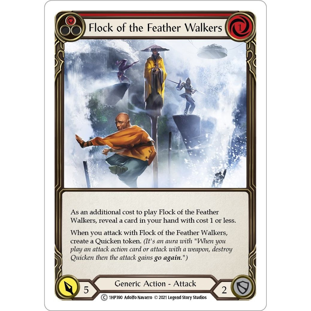 Image for Flock of the Feather Walkers (Red) (1HP390) (1HP) - Flesh and Blood TCG