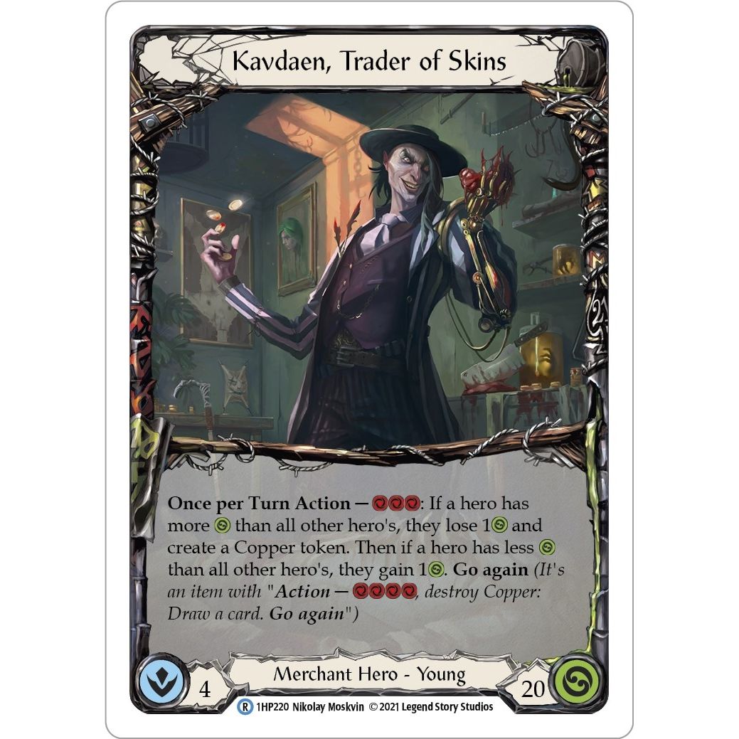 Image for Kavdaen, Trader of Skins (1HP220) (1HP) - Flesh and Blood TCG