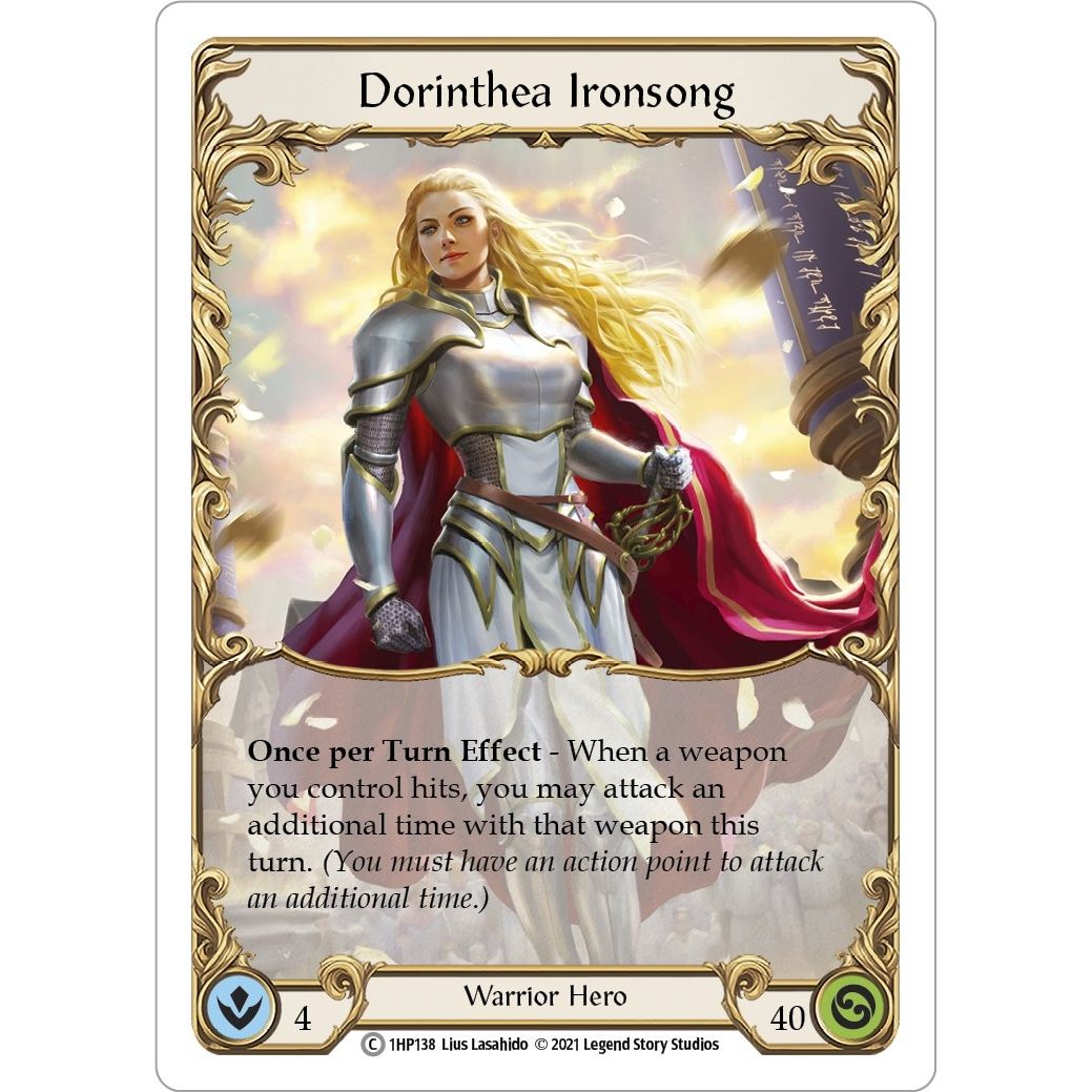 Image for Dorinthea Ironsong (1HP138) (1HP) - Flesh and Blood TCG