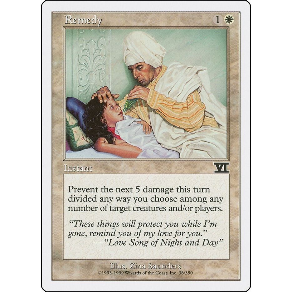 Image for Remedy (36) (6ED) - Magic: The Gathering