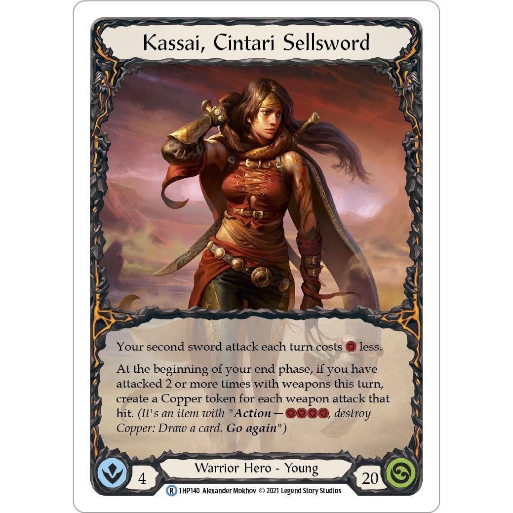 Image for Kassai, Cintari Sellsword (1HP140) (1HP) - Flesh and Blood TCG