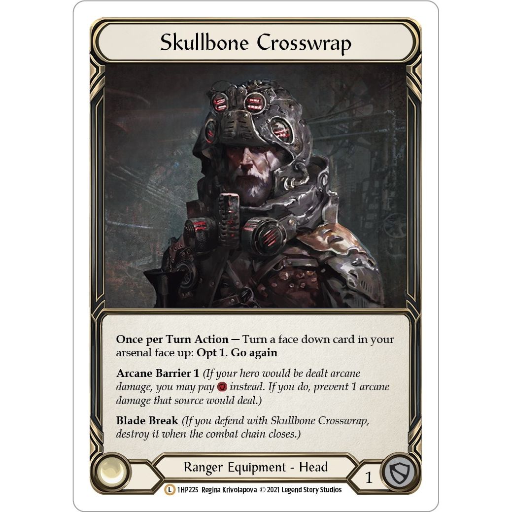 Image for Skullbone Crosswrap (1HP225) (1HP) - Flesh and Blood TCG