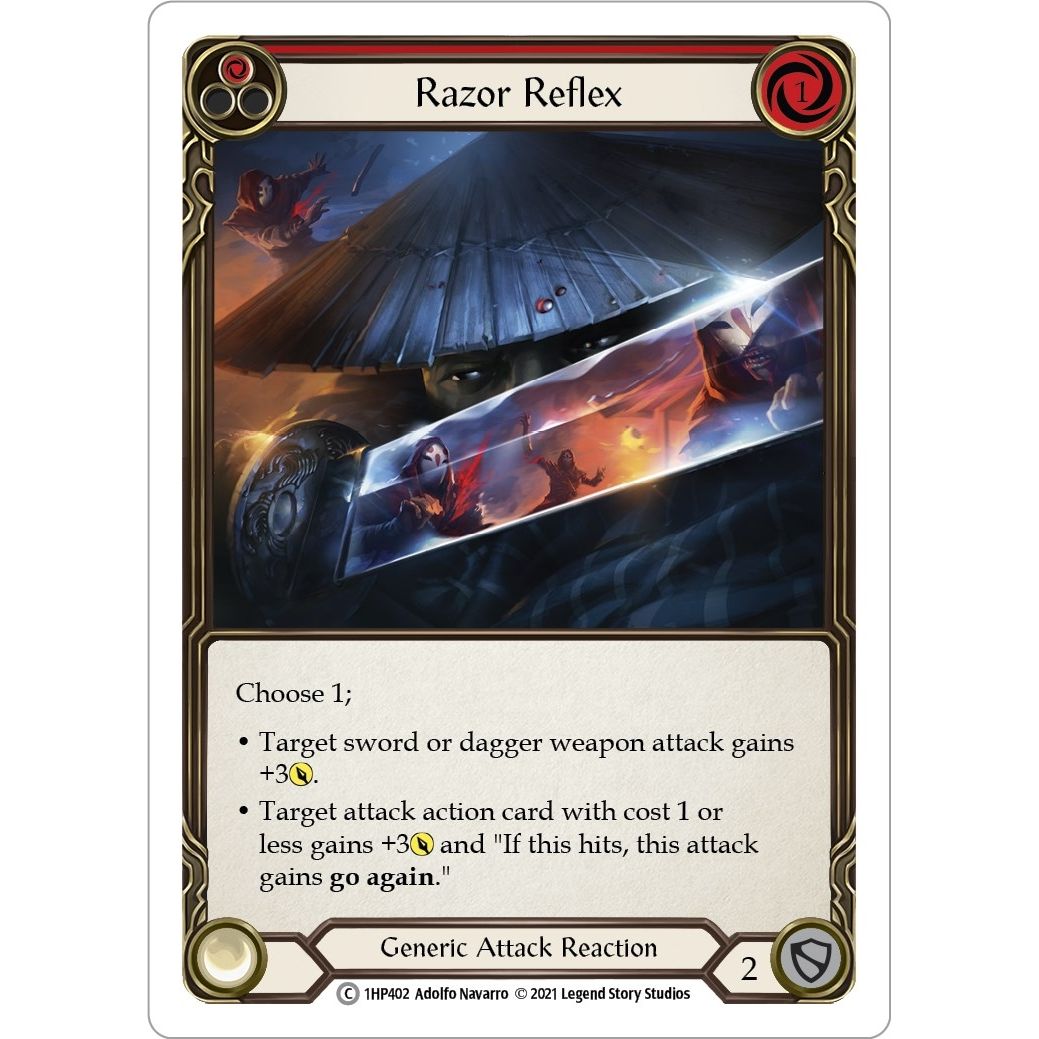 Image for Razor Reflex (Red) (1HP402) (1HP) - Flesh and Blood TCG