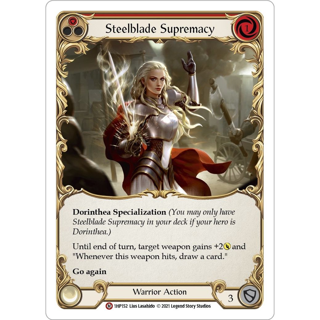 Image for Steelblade Supremacy (1HP152) (1HP) - Flesh and Blood TCG