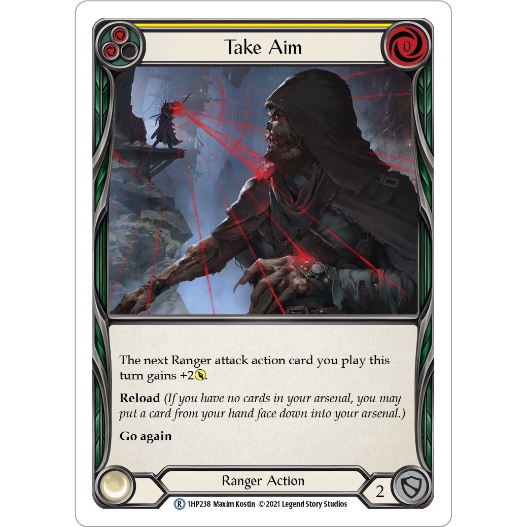 Image for Take Aim (Yellow) (1HP238) (1HP) - Flesh and Blood TCG