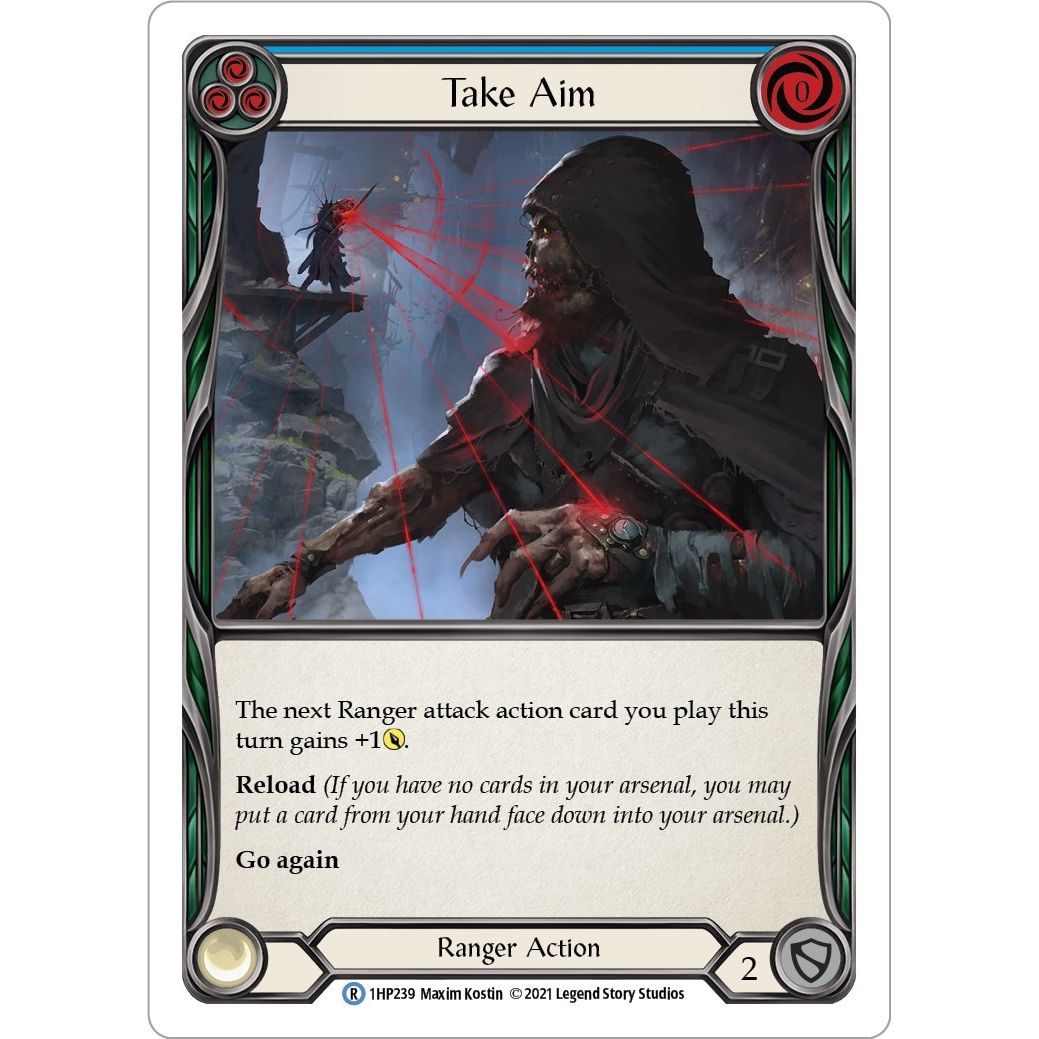 Image for Take Aim (Blue) (1HP239) (1HP) - Flesh and Blood TCG