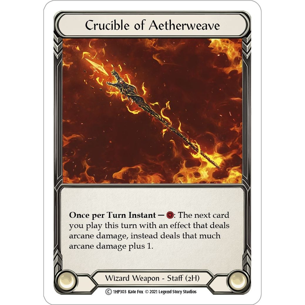 Image for Crucible of Aetherweave (1HP303) (1HP) - Flesh and Blood TCG