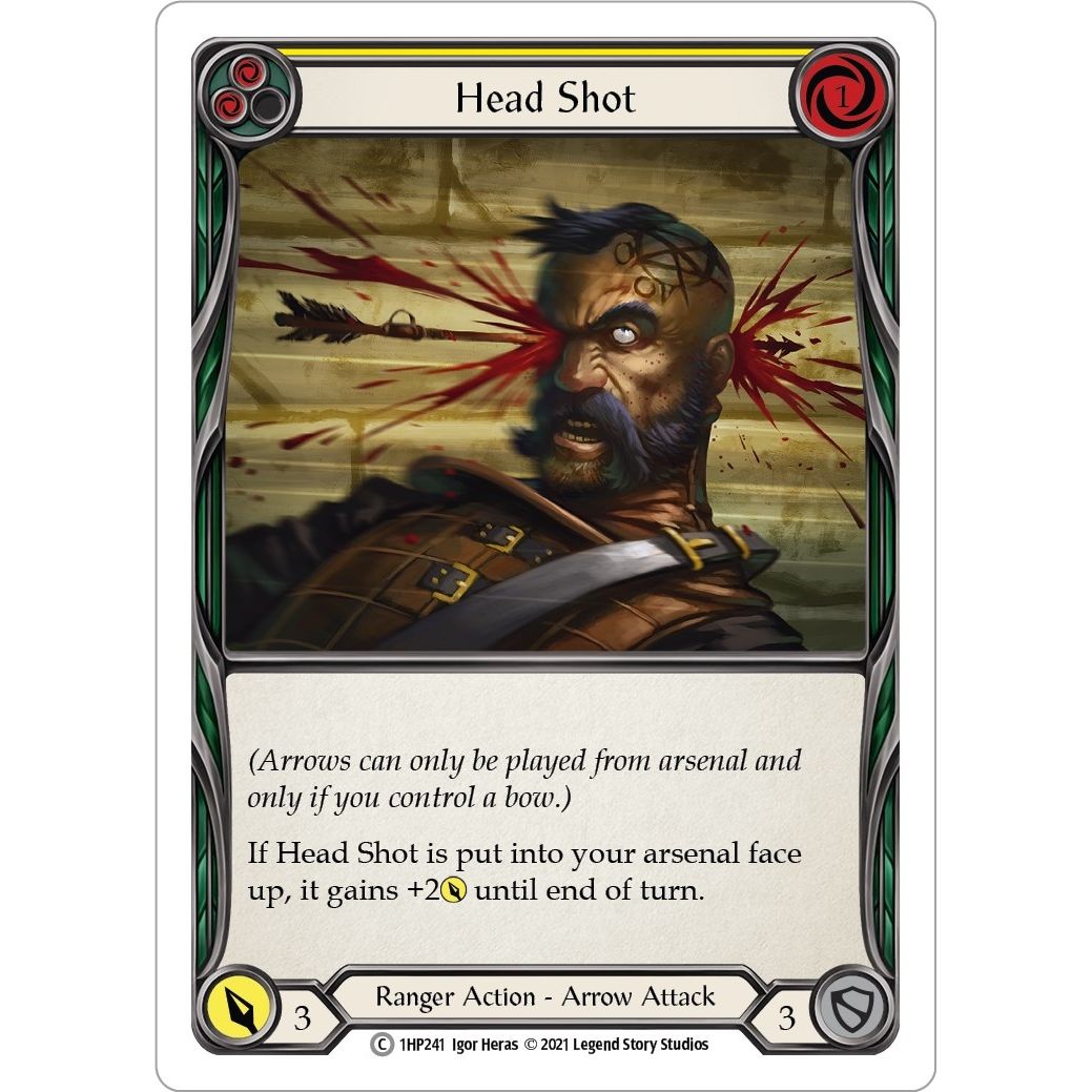 Image for Head Shot (Yellow) (1HP241) (1HP) - Flesh and Blood TCG