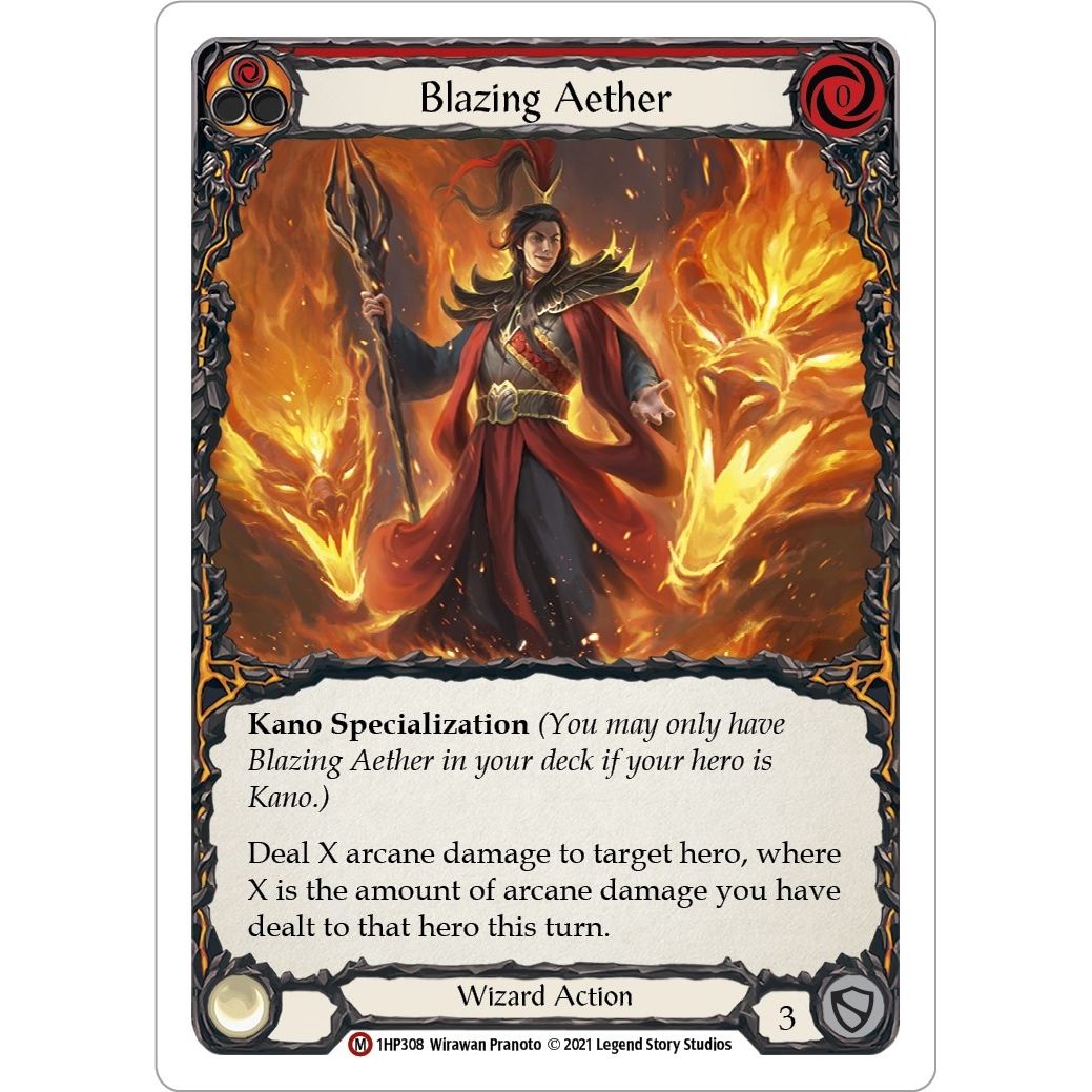 Image for Blazing Aether (1HP308) (1HP) - Flesh and Blood TCG