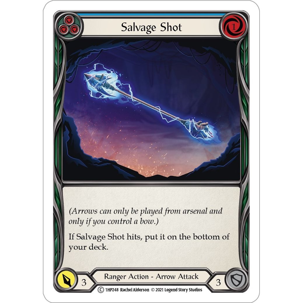 Image for Salvage Shot (Blue) (1HP248) (1HP) - Flesh and Blood TCG