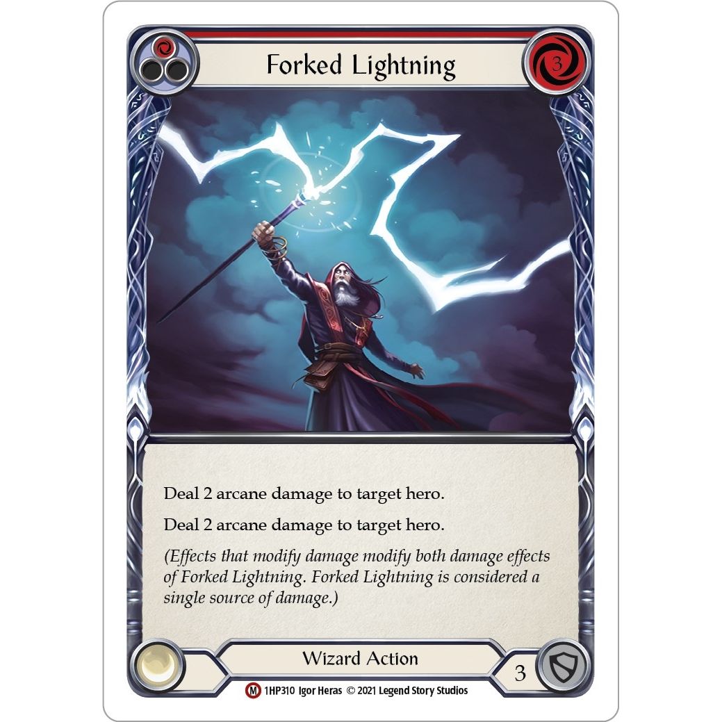 Image for Forked Lightning (1HP310) (1HP) - Flesh and Blood TCG