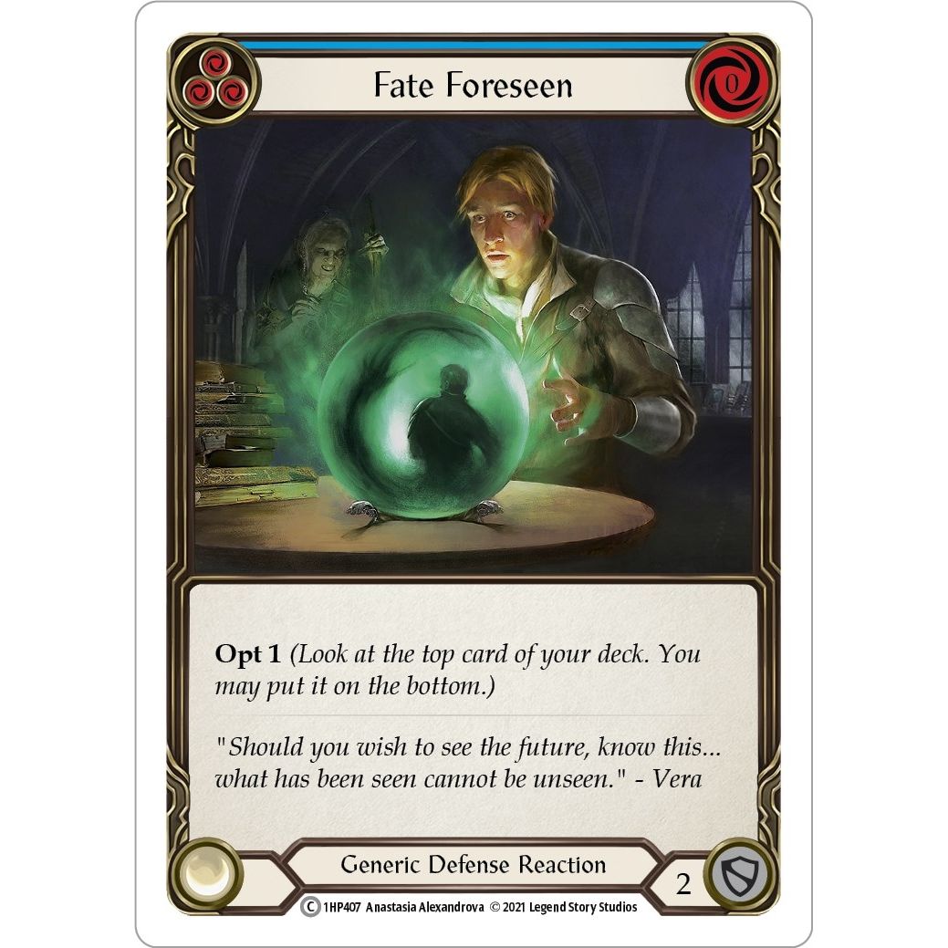 Image for Fate Foreseen (Blue) (1HP407) (1HP) - Flesh and Blood TCG