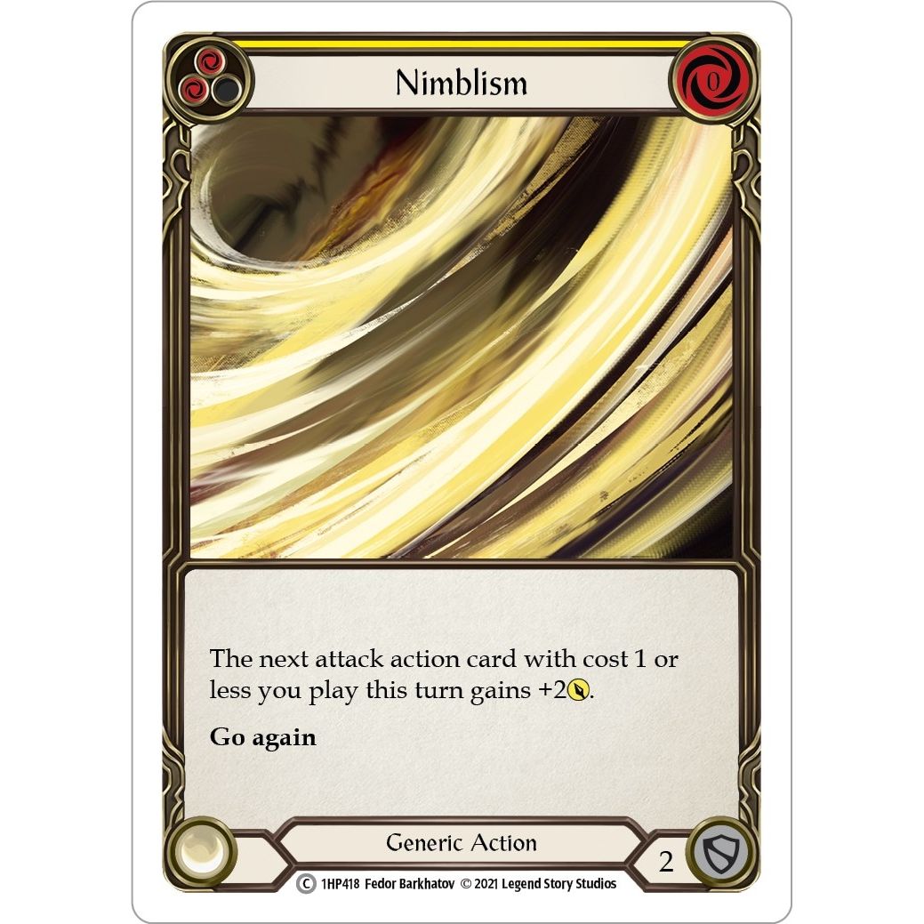 Image for Nimblism (Yellow) (1HP418) (1HP) - Flesh and Blood TCG